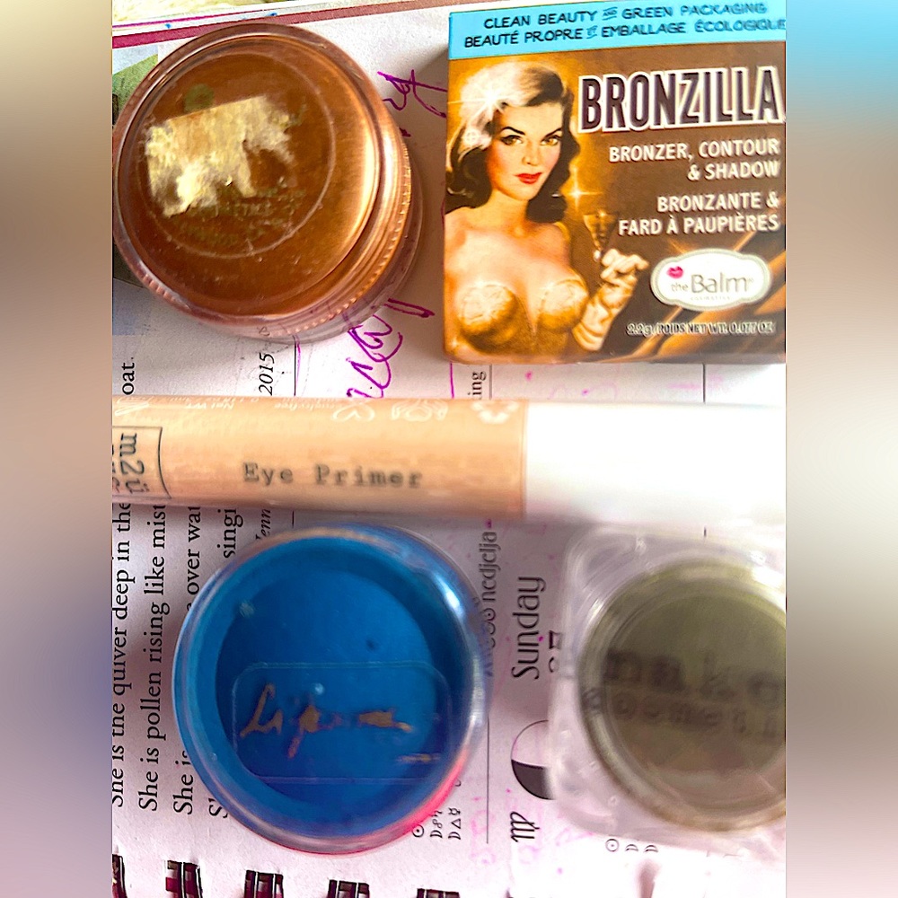 Lot 5 bronzer/eyeshadow, vtg/new variety contour:theBalm bronzilla/Naked sealed